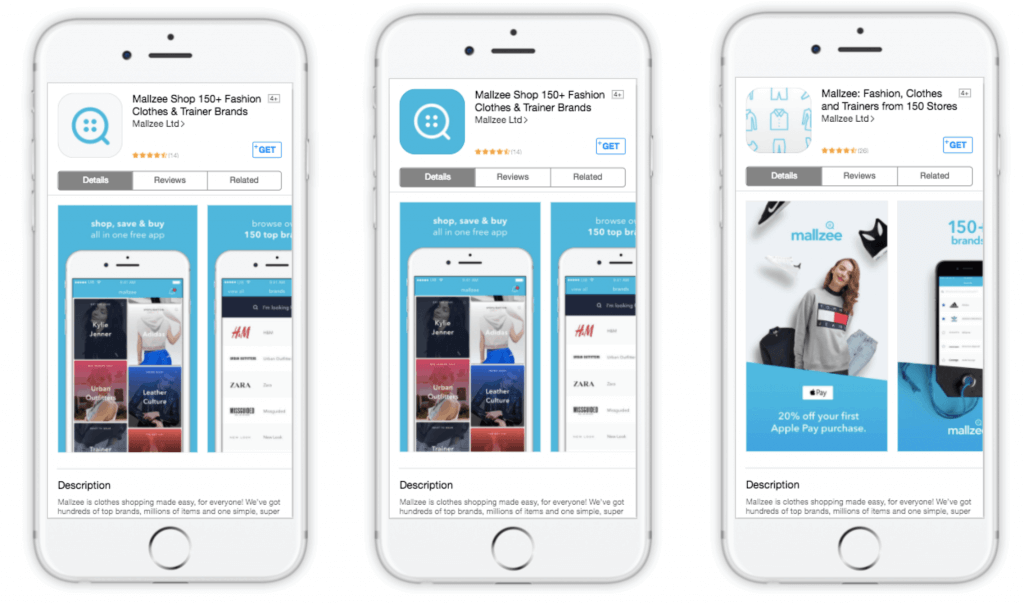 Mallzee optimizes icon with ALPHA